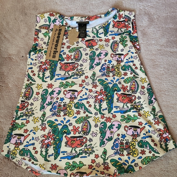 Nooworks Muscle Tee Bug Out, L, BNWT - Picture 4 of 6